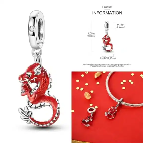 Charm in Argento 925 Compatibile con bracciale Pandora (Collezione Natale) - KTC1350