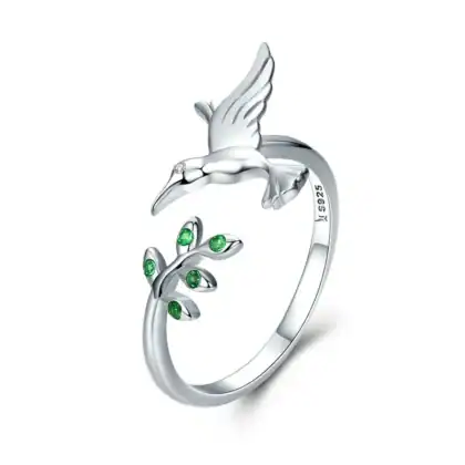 Anello in Argento925 regolabile con Zirconia Cubica - CQR323