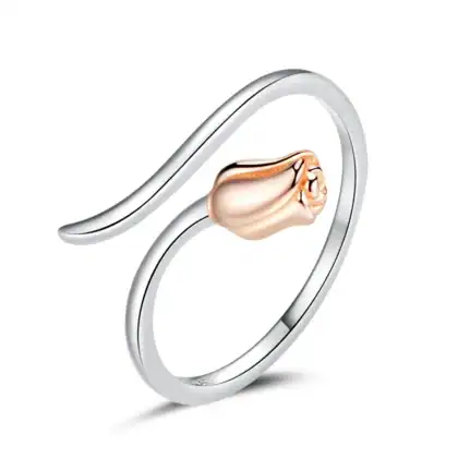 Anello in Argento925 regolabile con Zirconia Cubica - CQR761