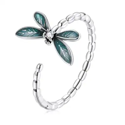 Anello in Argento925 regolabile con Zirconia Cubica - CTR216