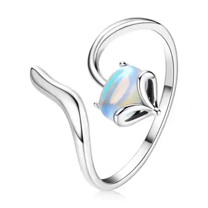 Anello in Argento925 regolabile con Zirconia Cubica - CQR756