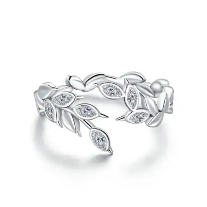Anello in Argento925 regolabile con Zirconia Cubica - CTR135