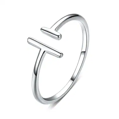 Anello in Argento925 regolabile con Zirconia Cubica - CQR555