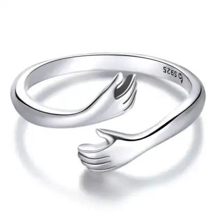 Anello in Argento925 regolabile con Zirconia Cubica - CTR176