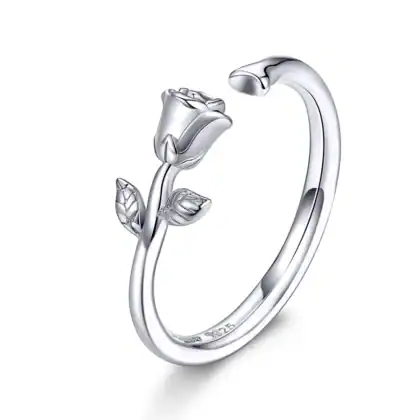 Anello in Argento925 regolabile con Zirconia Cubica - CTR065