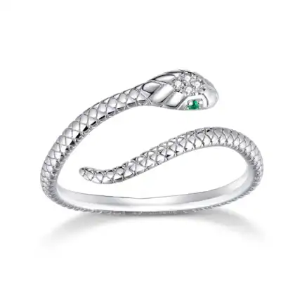 Anello in Argento925 regolabile con Zirconia Cubica - CQR666