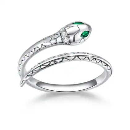 Anello in Argento925 regolabile con Zirconia Cubica - CTR169