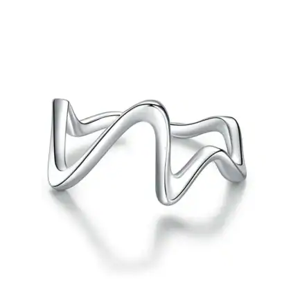 Anello in Argento925 regolabile con Zirconia Cubica - CQR673