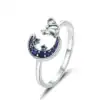 Anello in Argento925 regolabile con Zirconia Cubica - CQR677