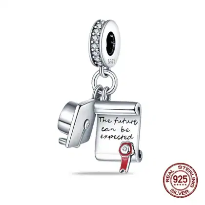 Charm in Argento925 per bracciale Pandora (Collezione Laurea) - PAC176