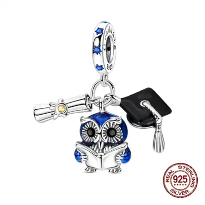 Charm in Argento925 per bracciale Pandora (Collezione Laurea) - KJC1618
