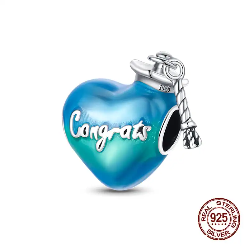 Charm in Argento925 per bracciale Pandora (Collezione Laurea)