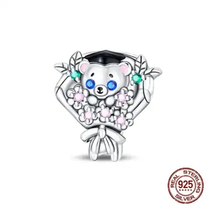 Charm in Argento925 per bracciale Pandora (Collezione Laurea) - PAC1514