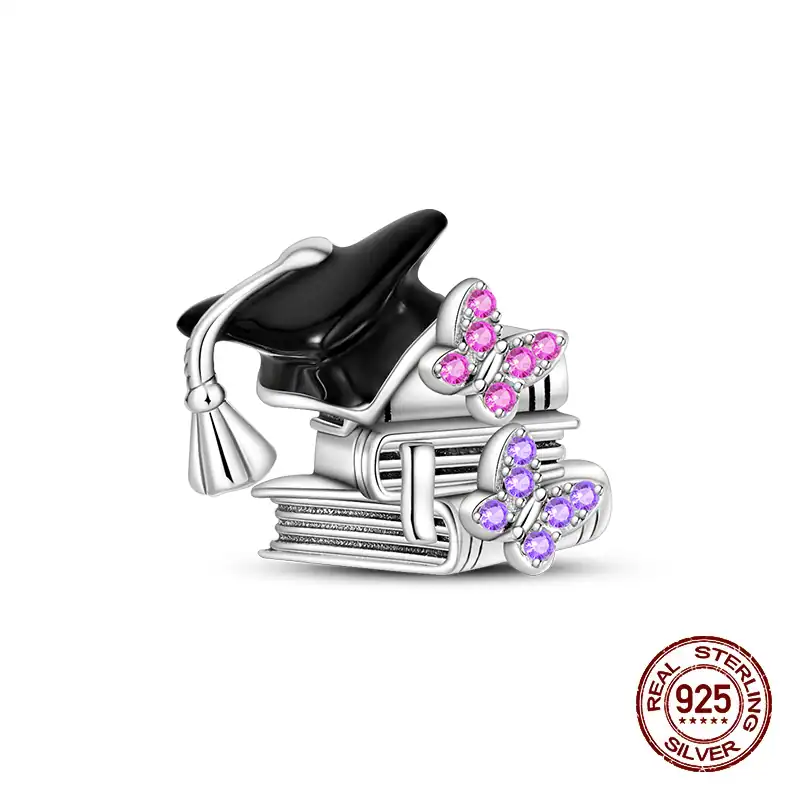 Charm in Argento925 per bracciale Pandora (Collezione Laurea)