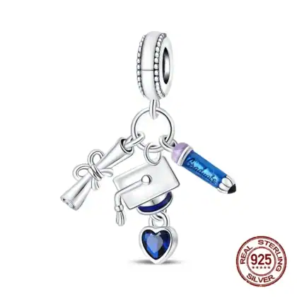 Charm in Argento925 per bracciale Pandora (Collezione Laurea) - PAC1515