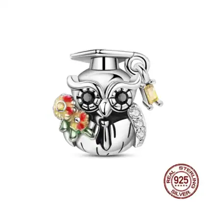 Charm in Argento925 per bracciale Pandora (Collezione Laurea) - KJC1508