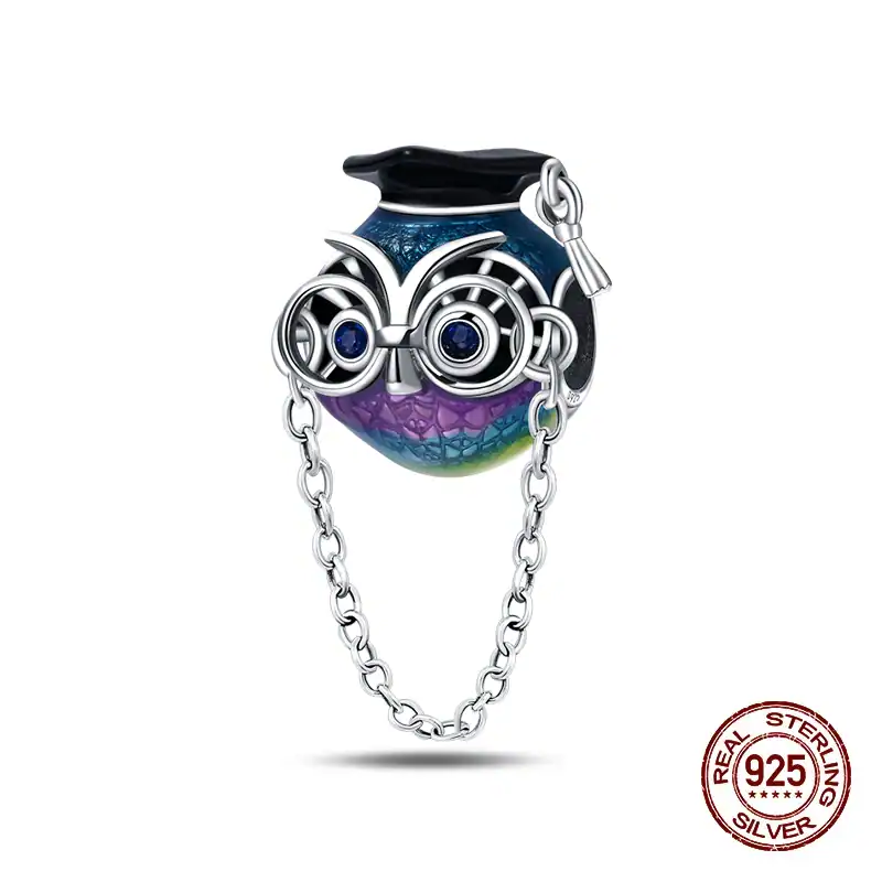 Charm in Argento925 per bracciale Pandora (Collezione Laurea)