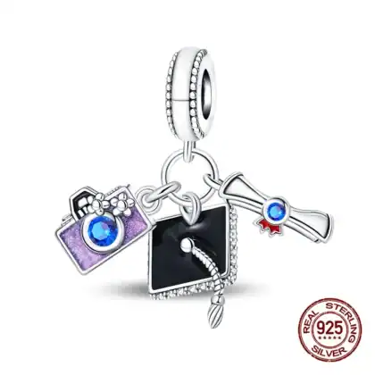 Charm in Argento925 per bracciale Pandora (Collezione Laurea) - PAC1516