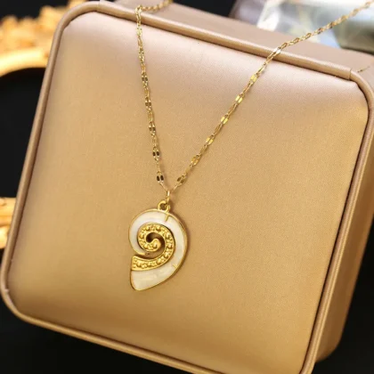 Collana Riviera con Charm in Acciaio Inossidabile - N689