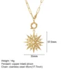 Collana TALISMAN in Acciaio Inossidabile - NK016goldAC210392G1