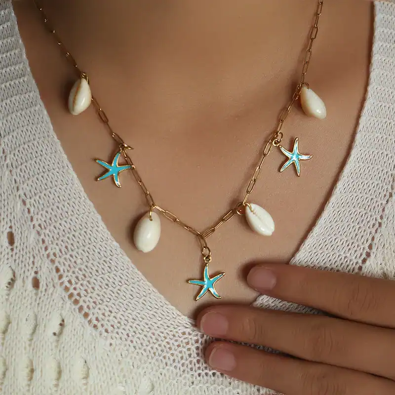 Collana Riviera con Charm in Acciaio Inossidabile - immagine 2