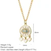 Collana TALISMAN in Acciaio Inossidabile - NK066goldAC210268G5