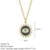 Collana TALISMAN in Acciaio Inossidabile - NK066goldAC210377G5